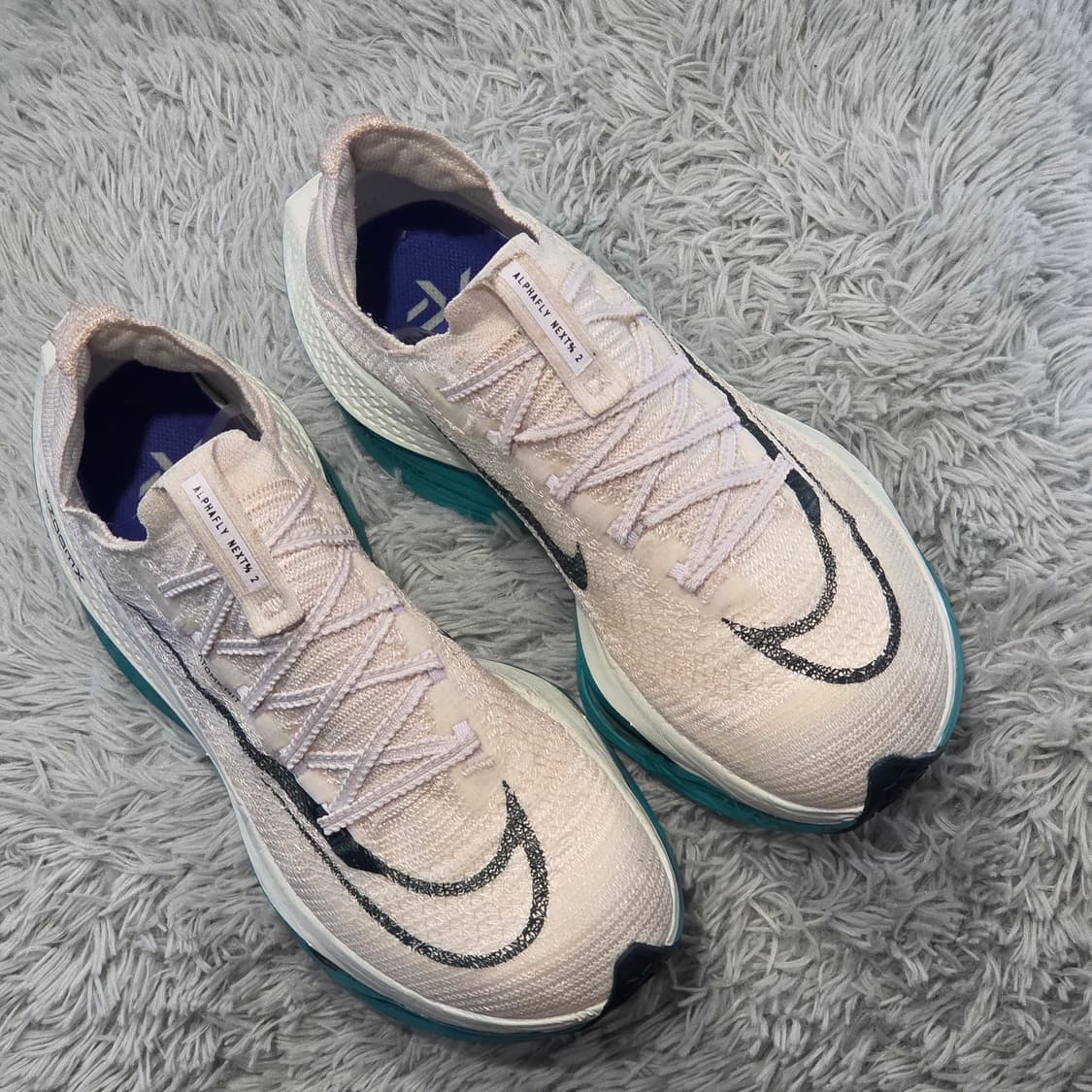 7a-20:나이키 에어 줌 알파플라이 넥스트% 2 화이트 민트 240mm 상품이미지5