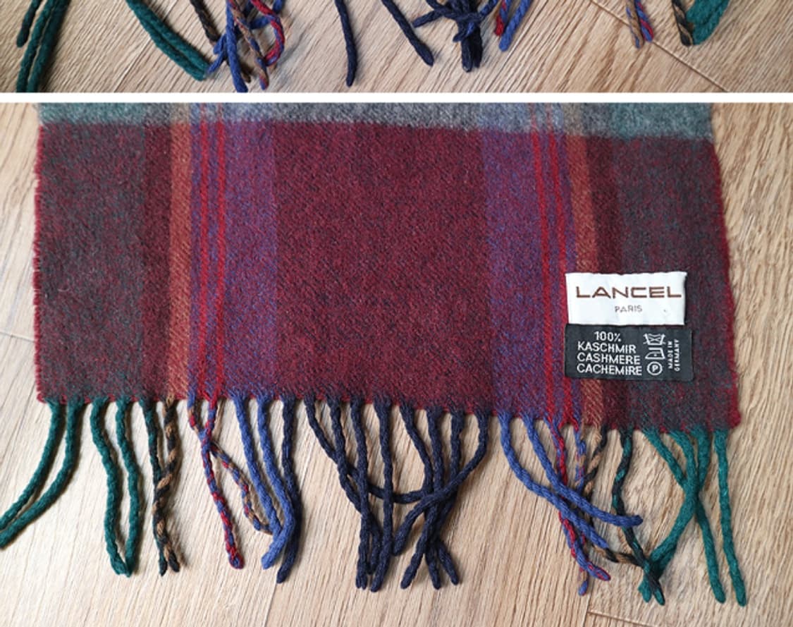 
독일 메이드 LANCEL 란셀 캐시미어100% 빈티지 머플러  

 상품이미지4