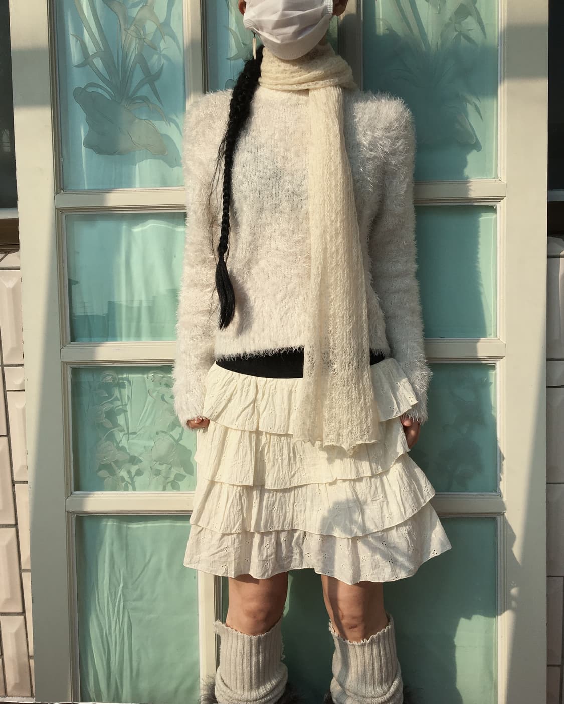  crochet knit muffler 상품이미지2