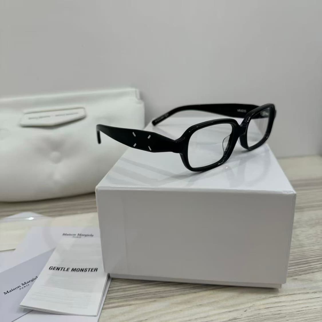 젠틀 몬스터 x 메종 마르지엘라 MM210 블랙 클리어 상품이미지3