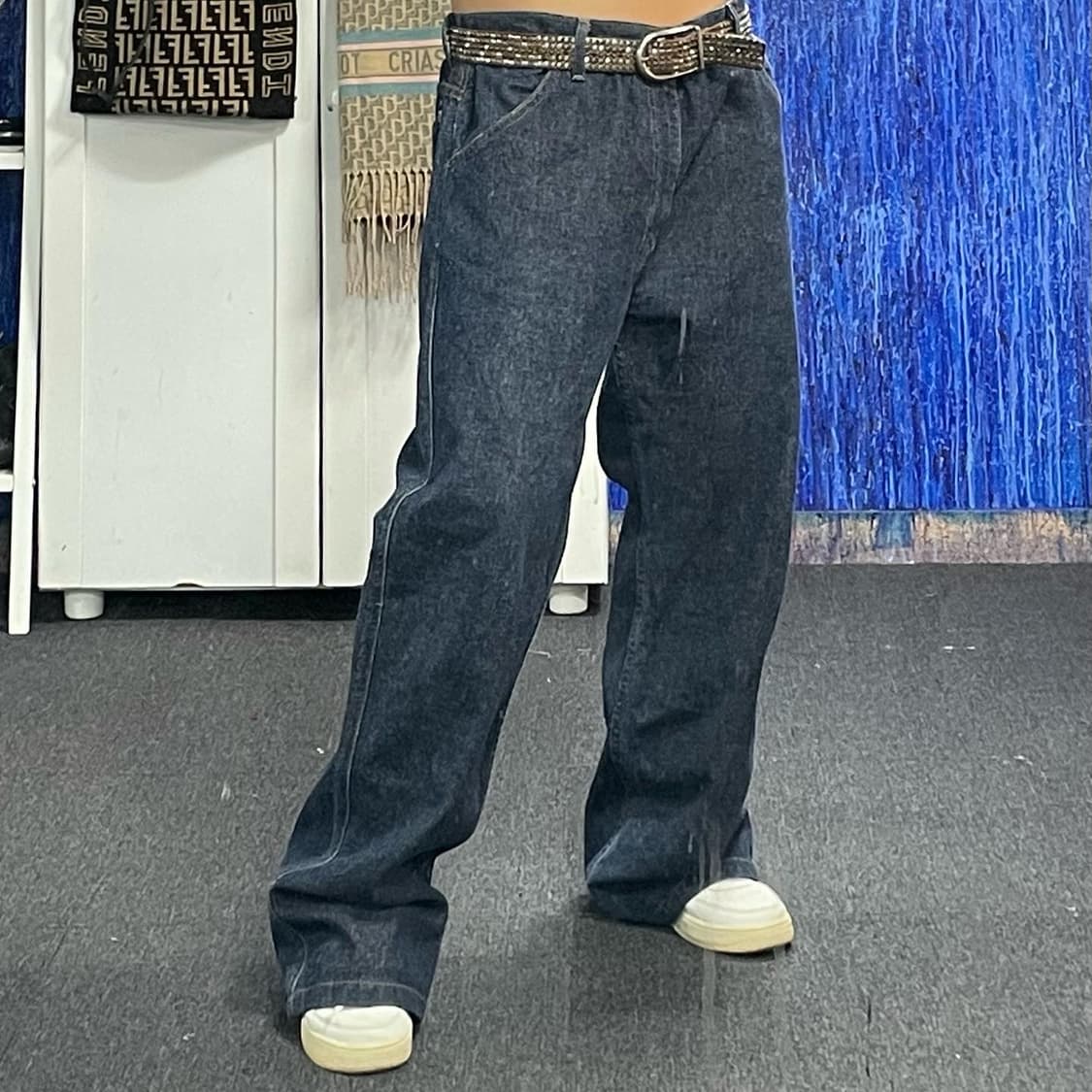 폴로 와이드 데님 팬츠  상품이미지3