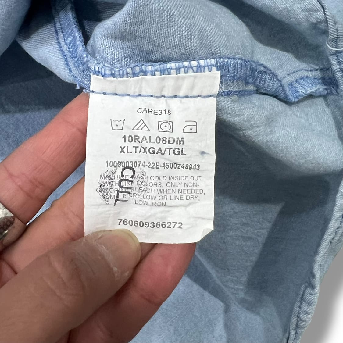 랭글러 데님셔츠 s07101 상품이미지7