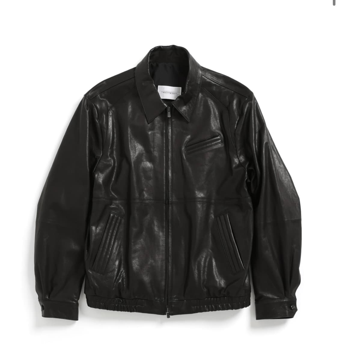 [3] 해칭룸 스티치드 볼륨레더 자켓 상품이미지1