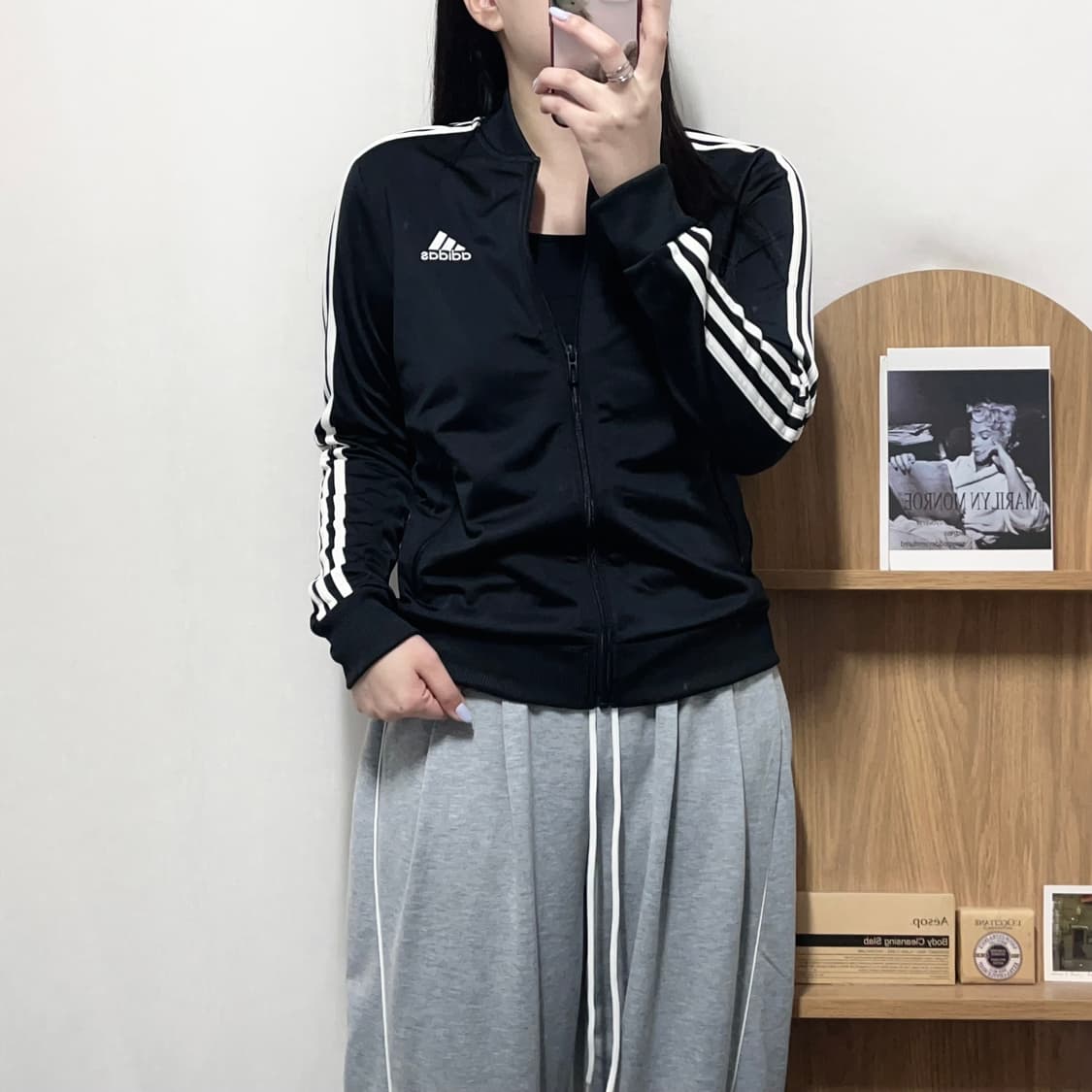 [정품] 아디다스 블랙 3S 삼선 져지 [ S ] 상품이미지1