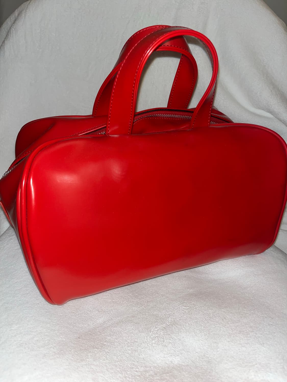 commedesgarcons 꼼데가르송 볼링백 레드  상품이미지9