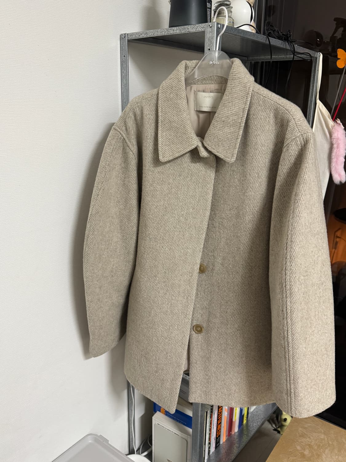 아모멘토 아워글래스 코트 (베이지) 상품이미지2