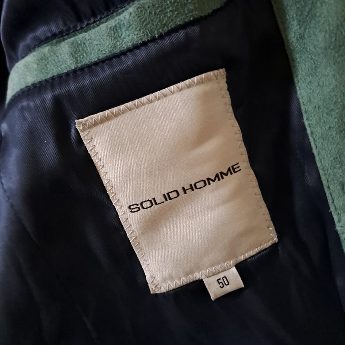 (택포) 솔리드옴므 스웨이드 블루종 50 B477 상품이미지6