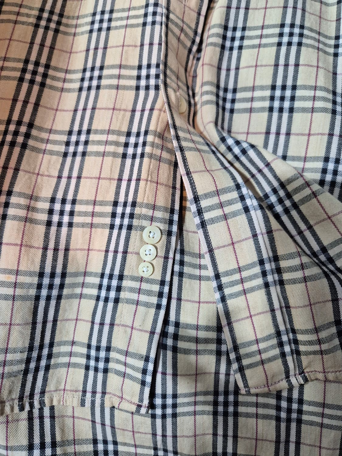 체크 반팔 셔츠 XL 상품이미지8