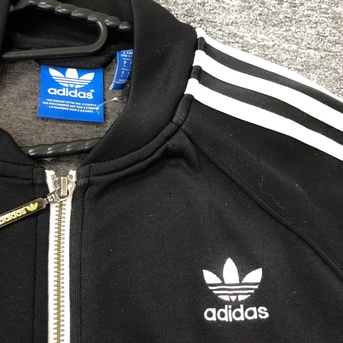 아디다스 정품 슈퍼스타 져지 검흰 상품이미지4