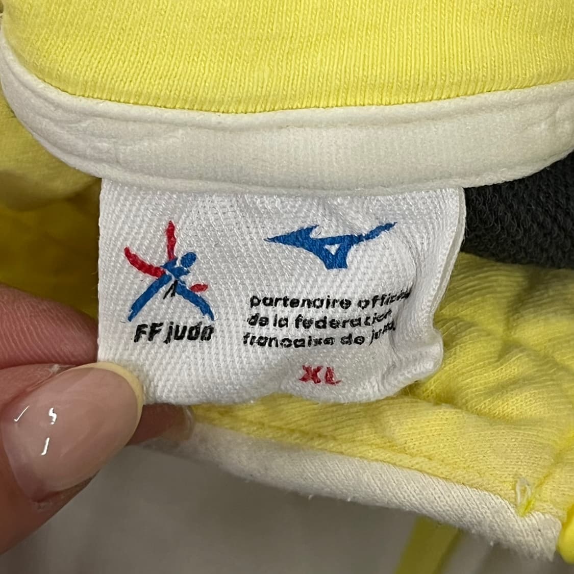 [정품/XL] 미즈노 ff judo 아노락 후드집업 화이트 블랙 b19 상품이미지5