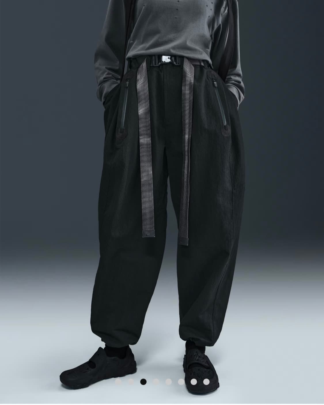 나이키 랩 ISPA 25FW 팬츠 S/M 블랙 상품이미지1