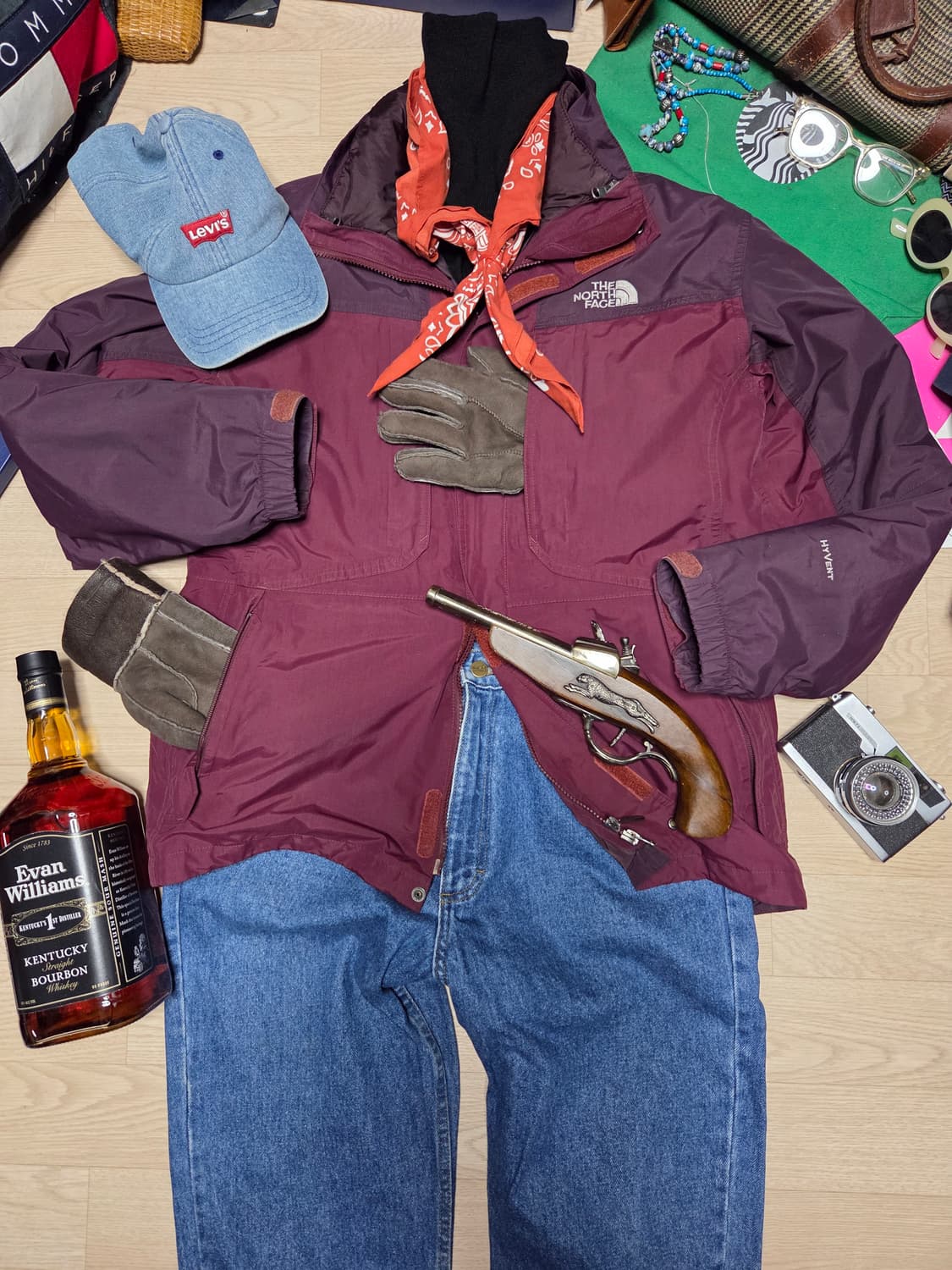 노스페이스 윈드 내피 경량 바람막이 패딩 자켓 점퍼 등산 상품이미지4