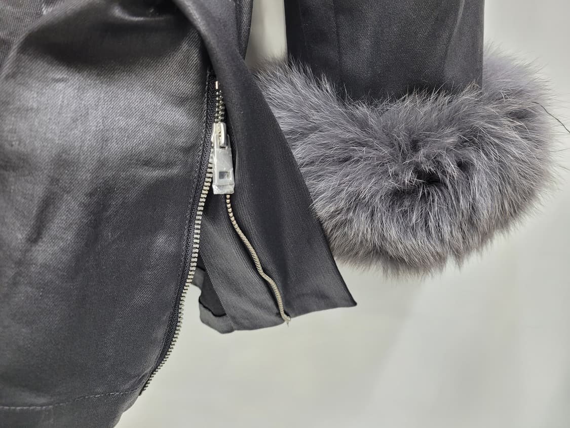 (새상품급) 안나수이 20FW 폭스퍼 다운 패딩 벨티드 자켓 / 여 55 상품이미지6