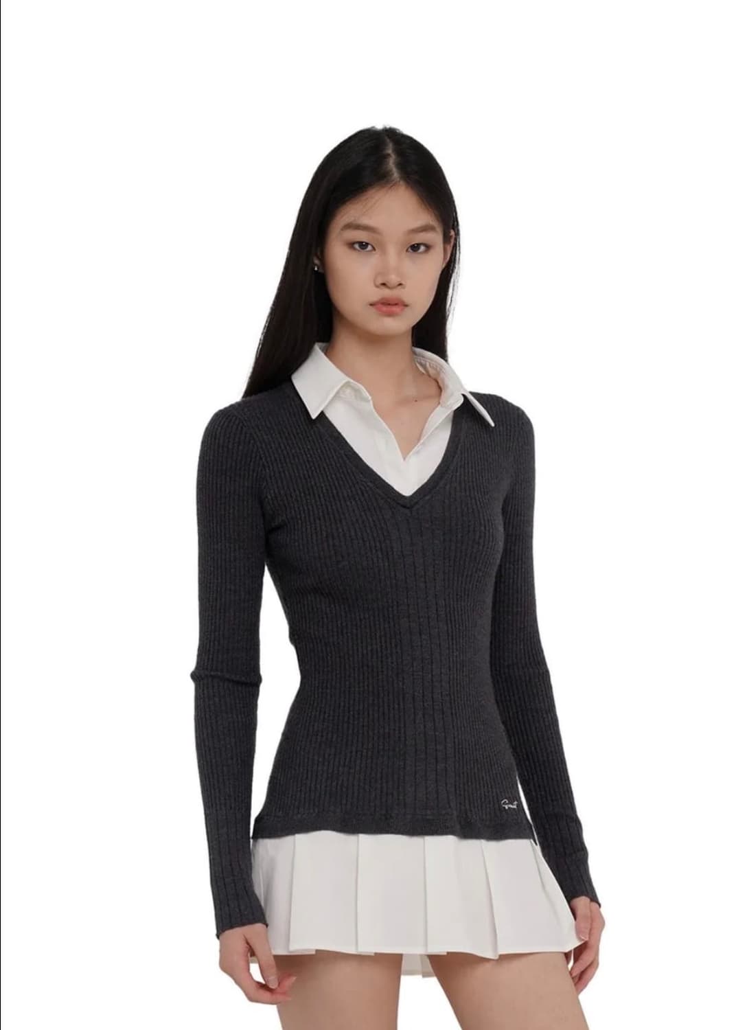 스위트칠링 Sweetchilling PATCHWORK PLEATED MI 상품이미지3