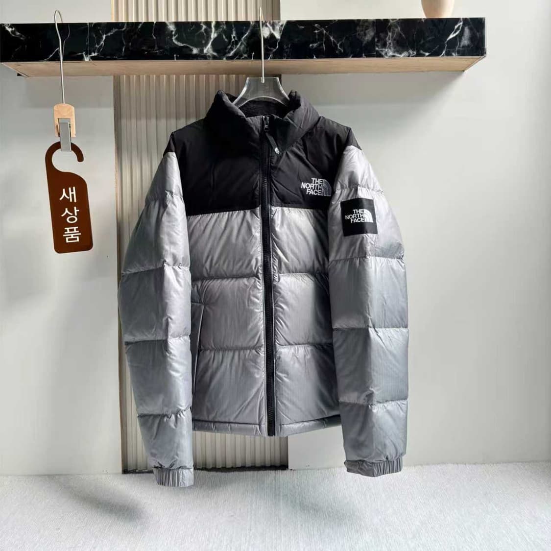 노스페이스 화이트라벨 노벨티 눕시 다운 자켓 헤더 그레이 NJ1DP62M 상품이미지2