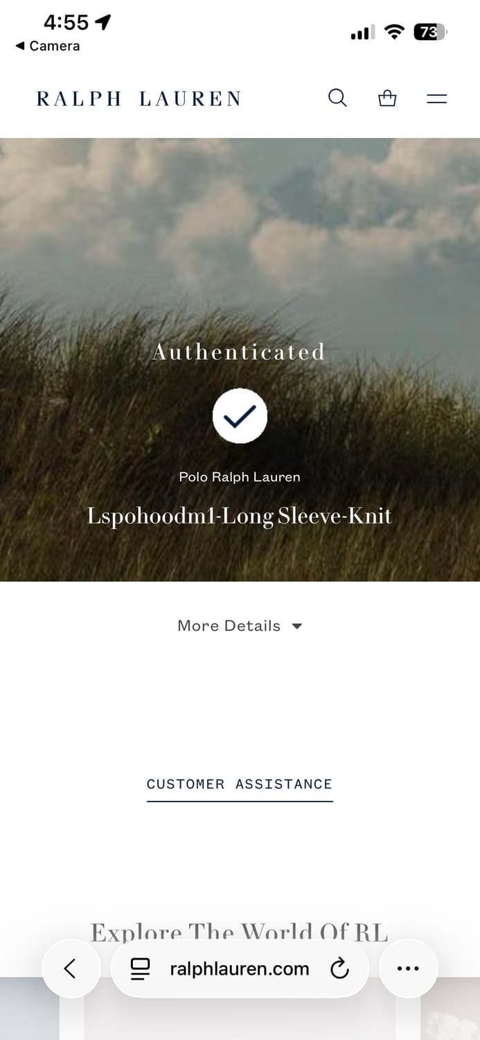 폴로 랄프로렌 네이비 남색 후드티 M 상품이미지6