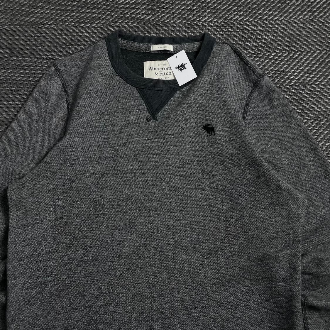 아베크롬비 y2k 디테일 크루넥 스웻 셔츠o 4030 상품이미지4