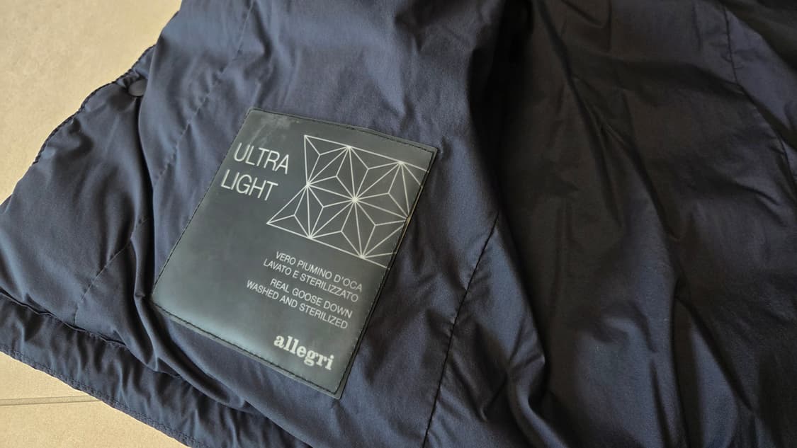 알레그리  울트라 라이트 구스 다운 베스트 조끼 패딩 상품이미지8