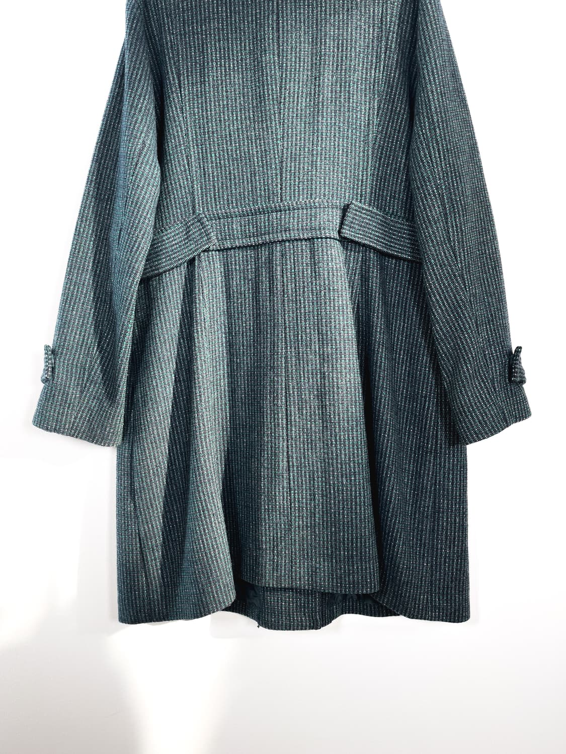 빈티지 블루 그린 울 코트 상품이미지8