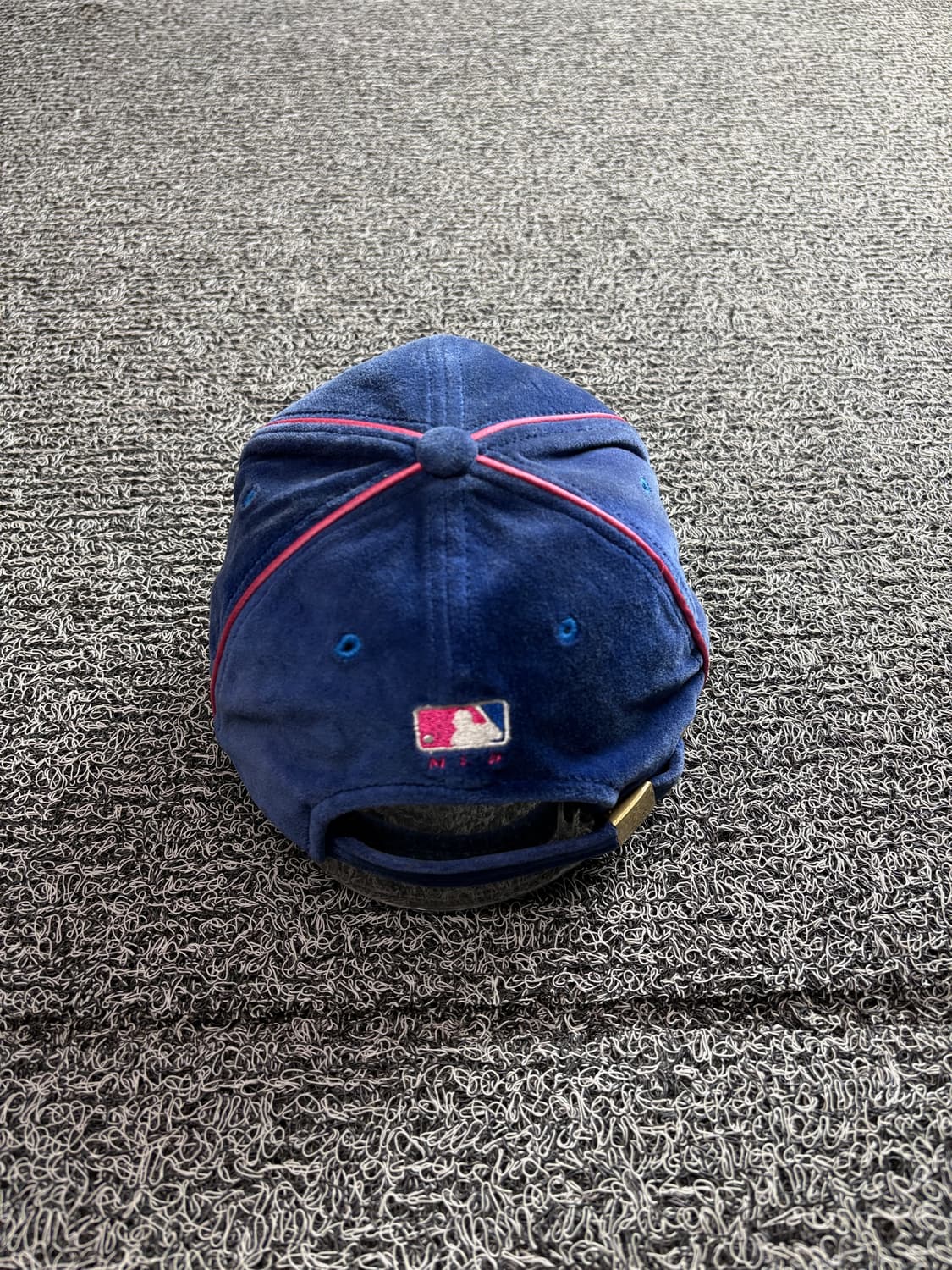 00s MLB 올드스쿨 뉴욕 메츠 벨벳 베이스볼 캡 3480 상품이미지4