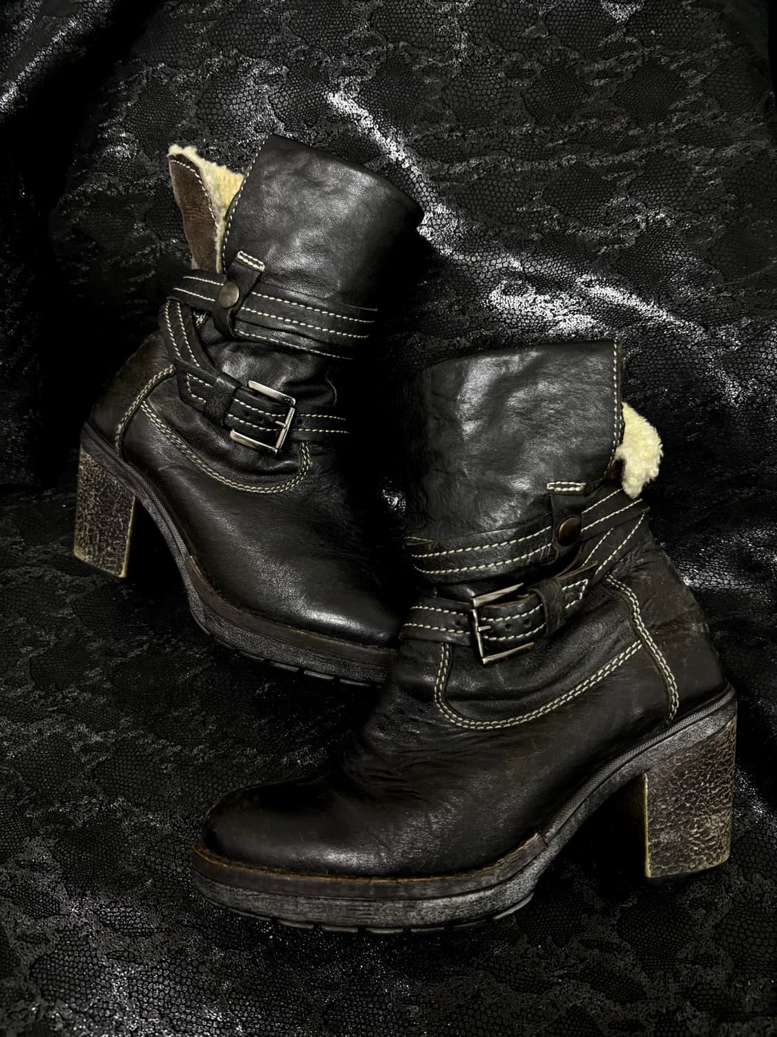 “MANAS” 00’s Rare Design 2Buckle Detail  상품이미지1