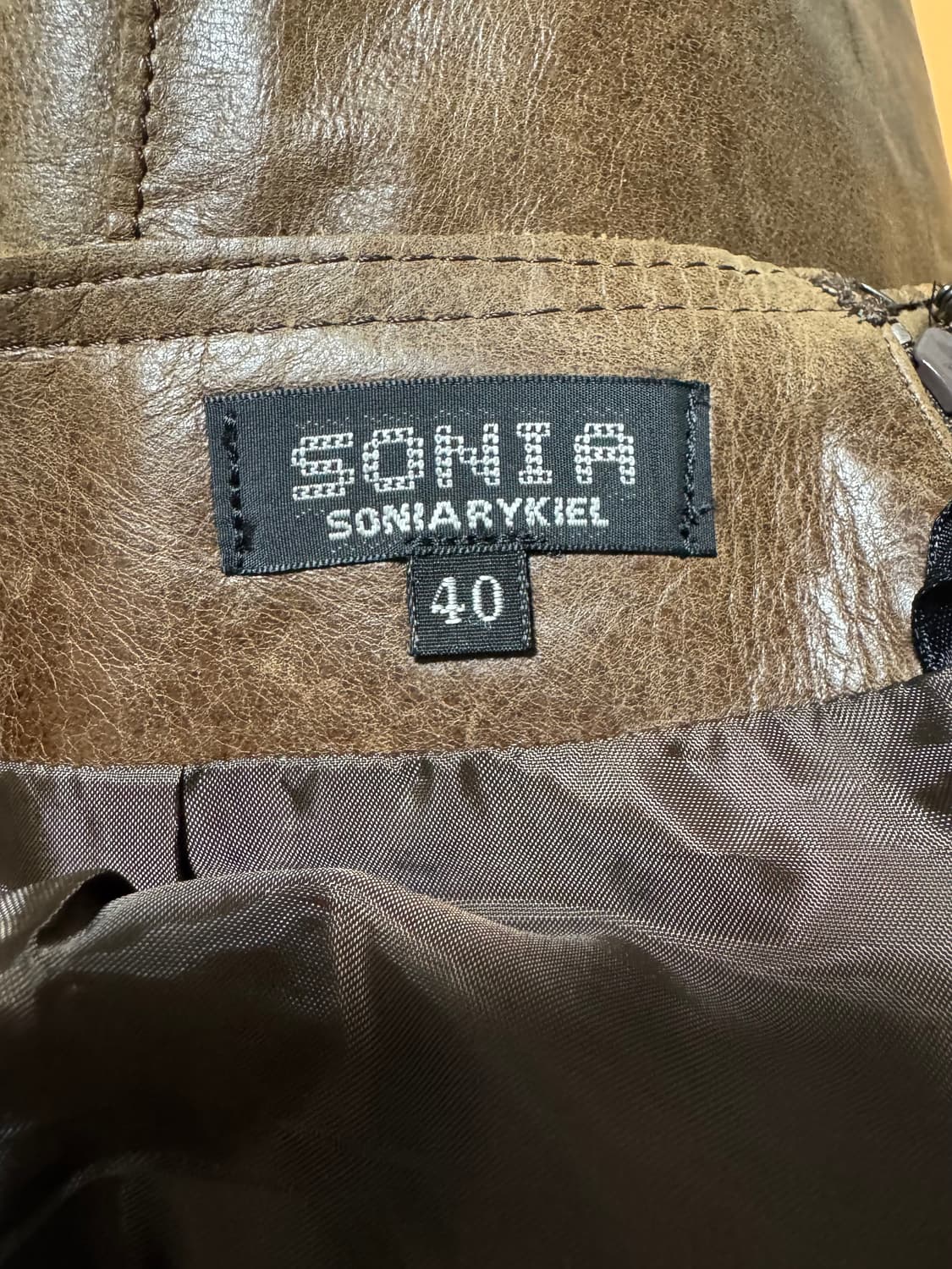 Sonia Rykiel 가죽치마 40 상품이미지1