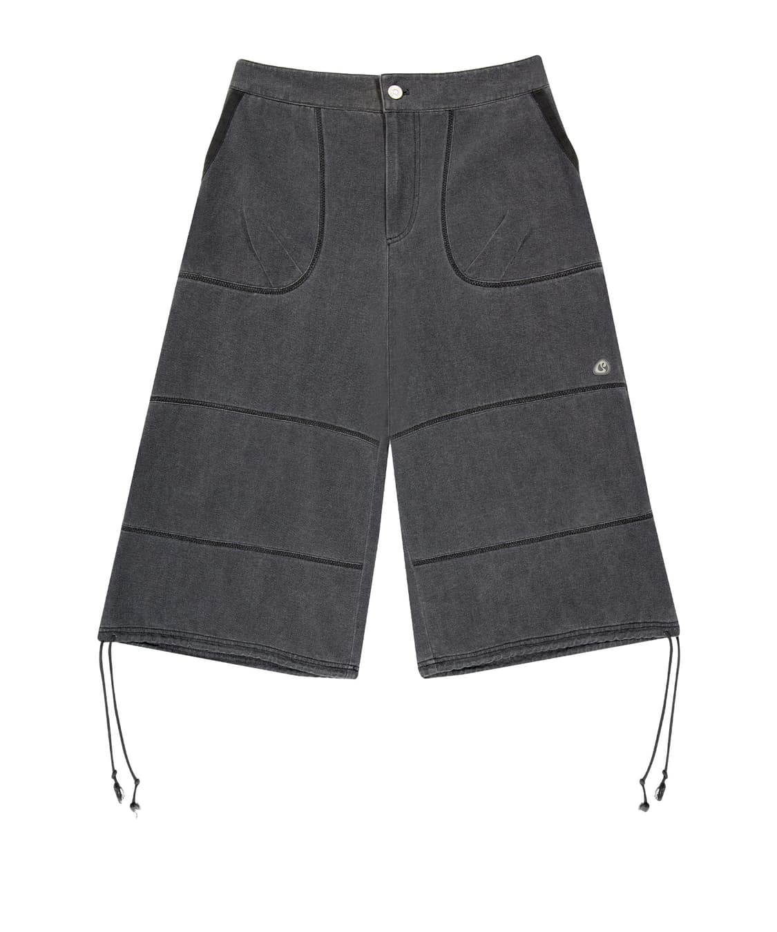 Coyseio OXFORD ZIGZAG PANTS CHARCOAL 상품이미지1