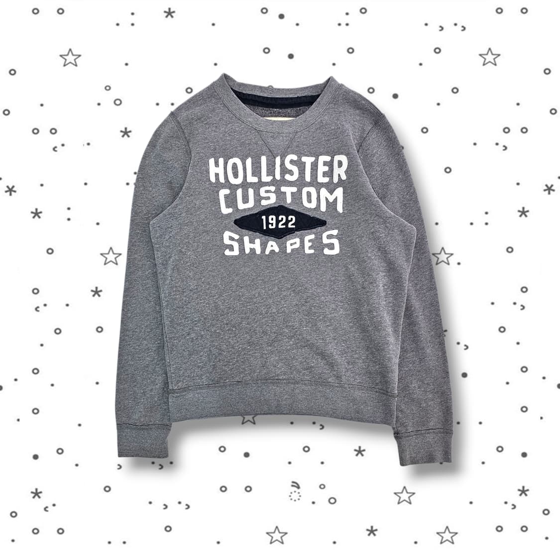 L Hollister 홀리스터 커스텀 세이프 크루넥 맨투맨 상품이미지1