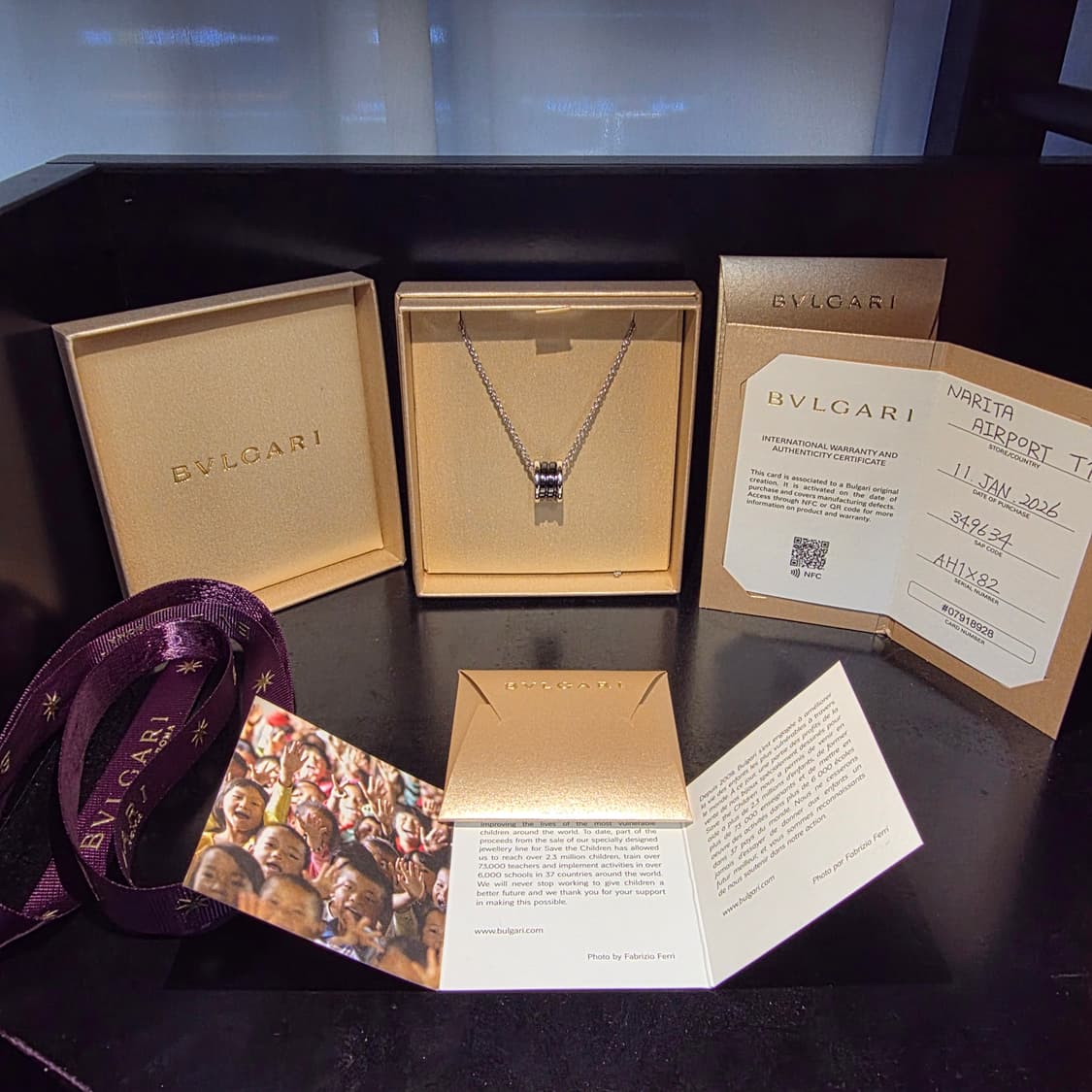 {클로젯}[백화점 풀셋][미시착 새상품]불가리 세이브 더 칠드런 목걸이 상품이미지2