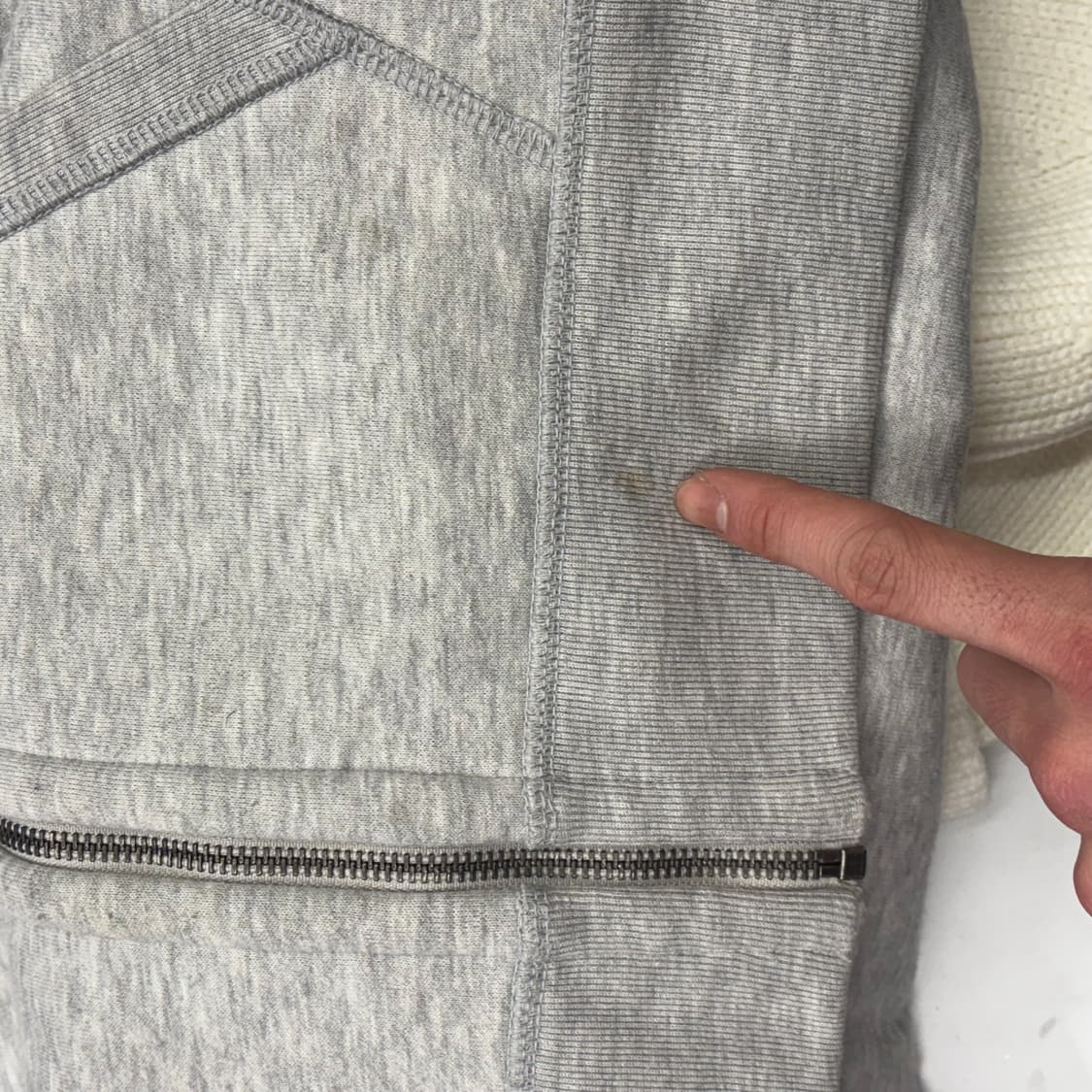 M 폴로랄프로렌 그레이 기모 후드집업 상품이미지7