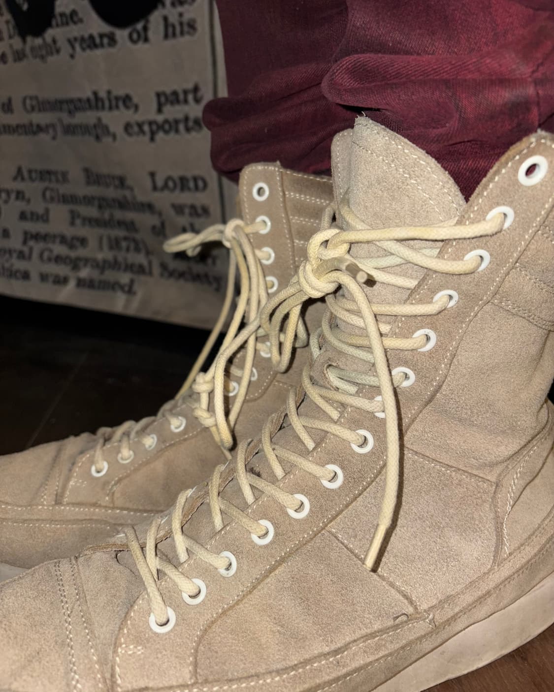 5351 pour les hommes Suede highcut boots 상품이미지5