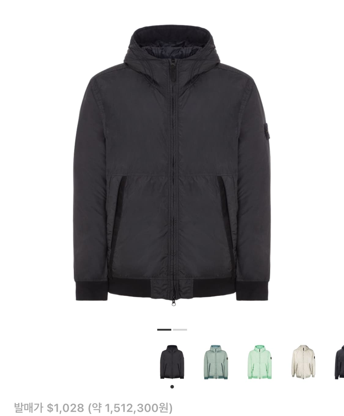 스톤아일랜드 크링클랩스 패딩 23fw 블랙 상품이미지6