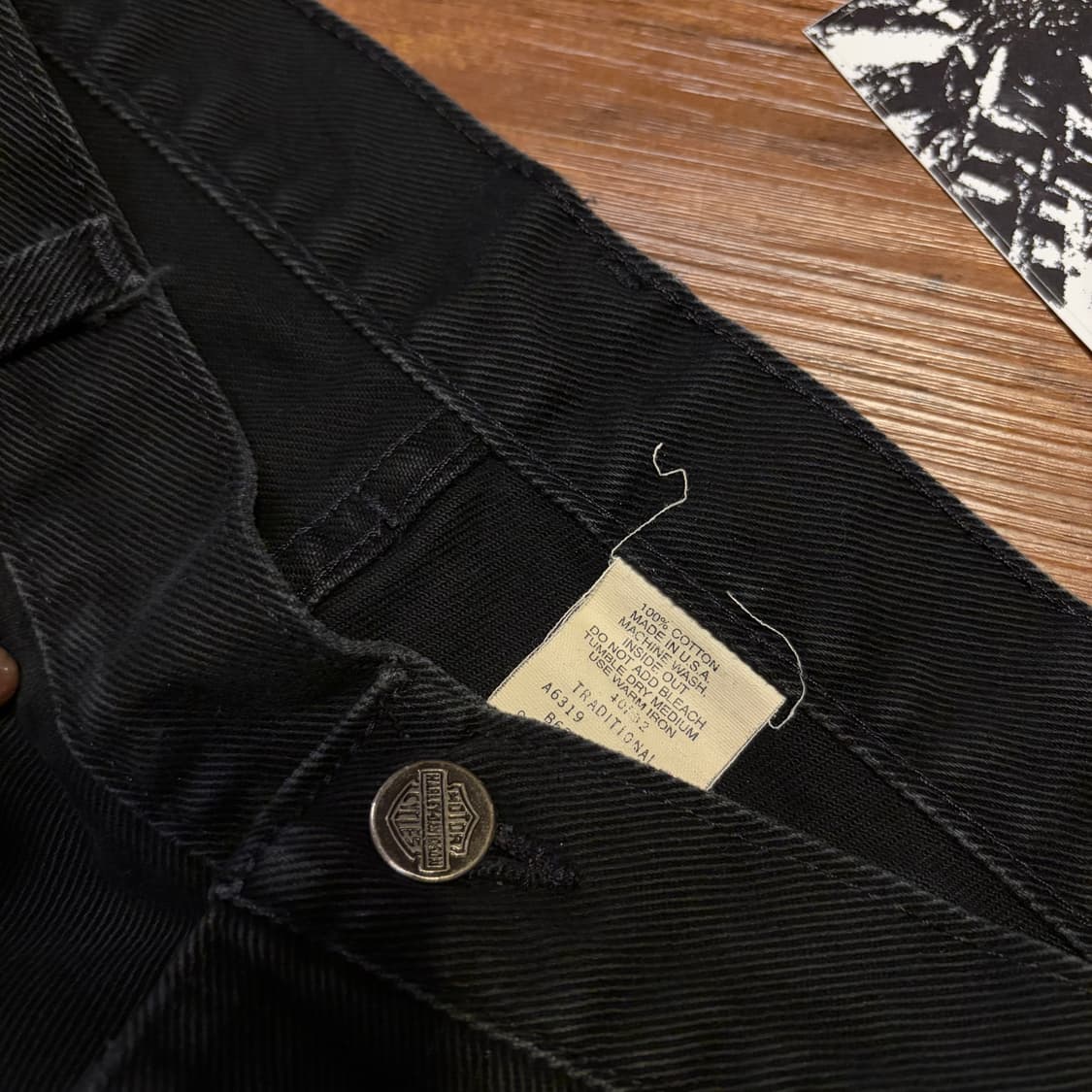 Harley davidson Black denim pants 상품이미지4