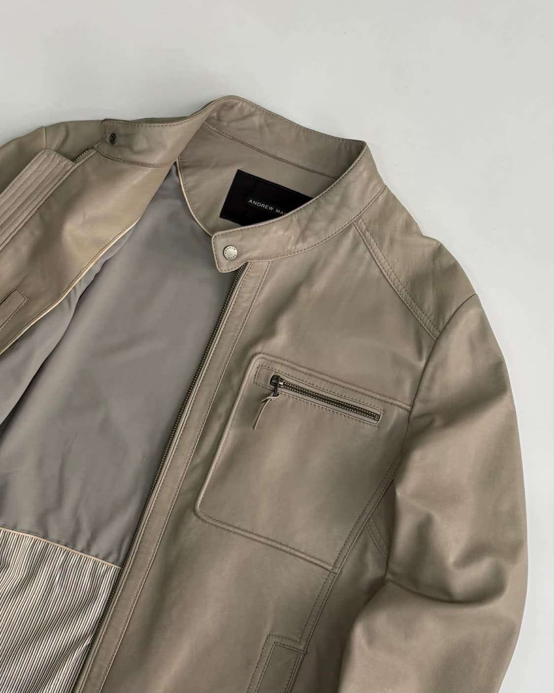[110] 앤드류마크 램스킨 싱글 라이더 자켓 상품이미지8