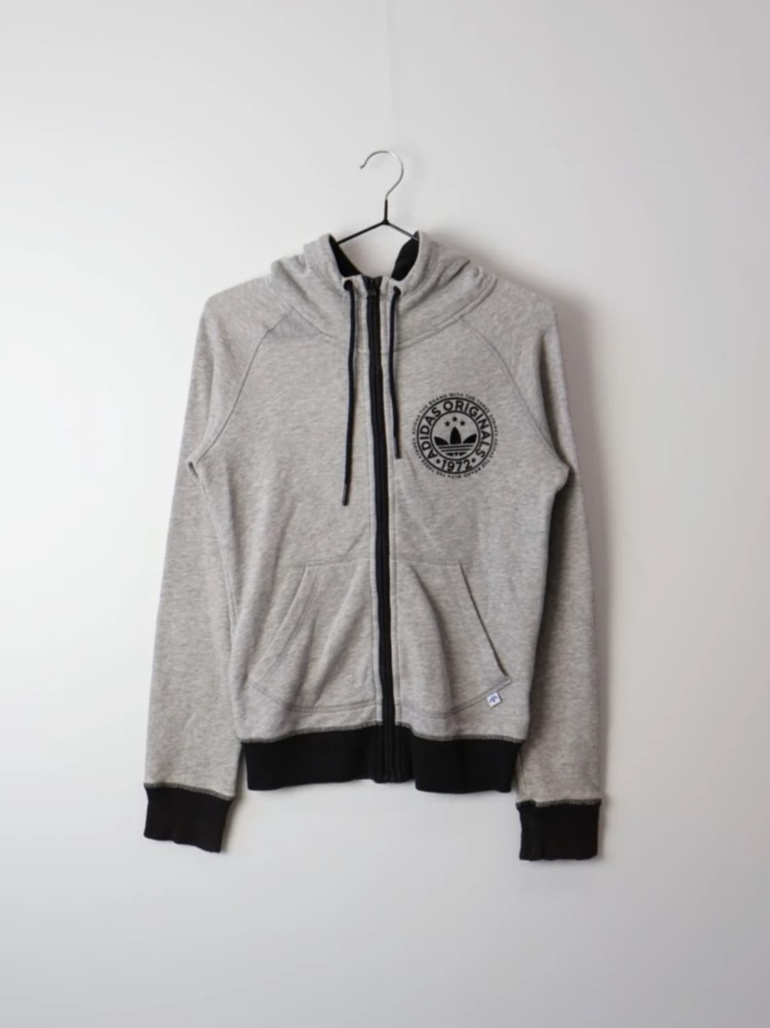 Adidas Trefoil Zip Hoodie Grey 상품이미지3
