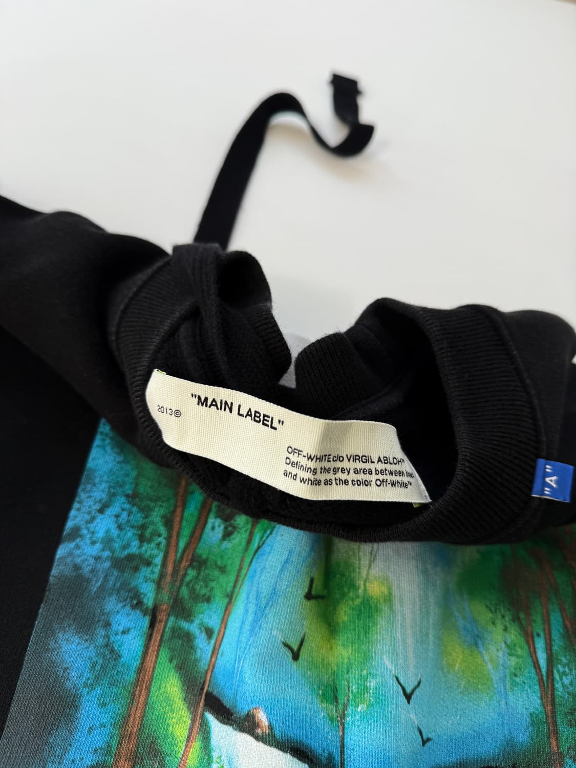 오프화이트 오버사이즈 19fw 워터폴 에로우 스웻셔츠 상품이미지6