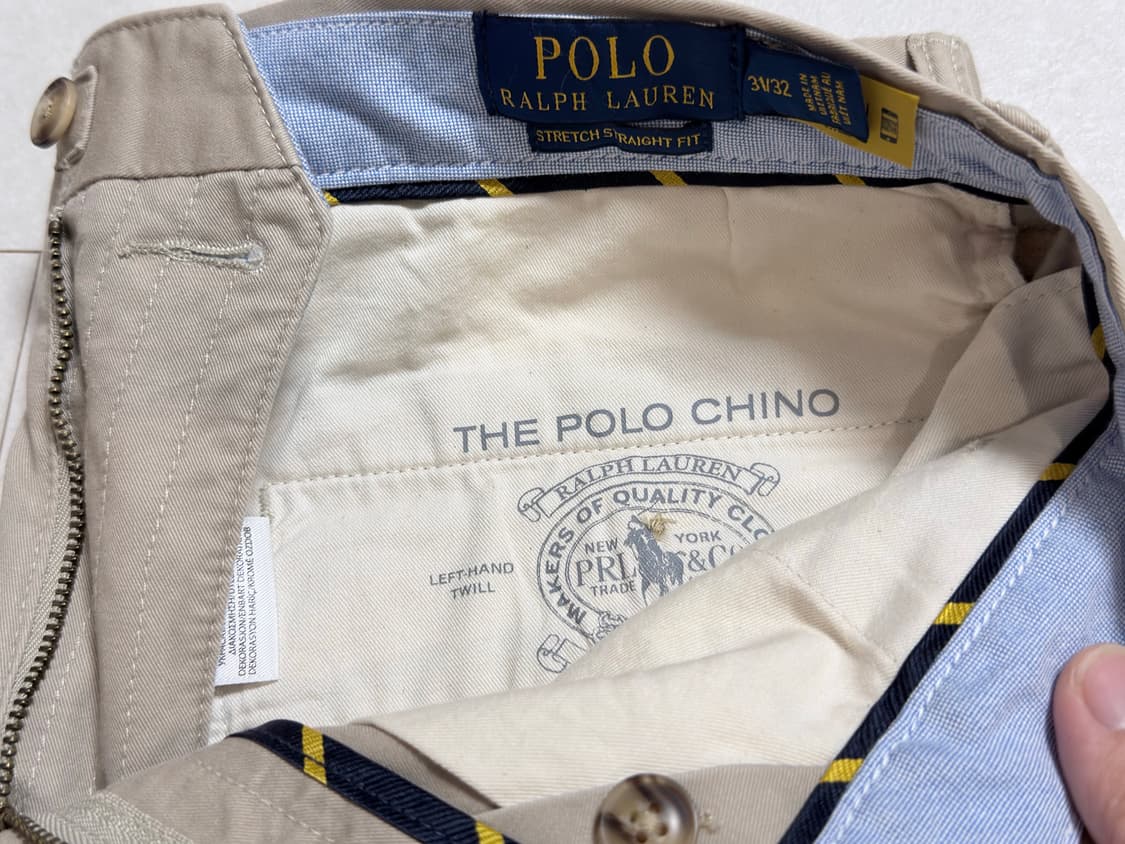 폴로랄프로렌 코튼팬츠 31/32 베이지 면바지 해 상품이미지6