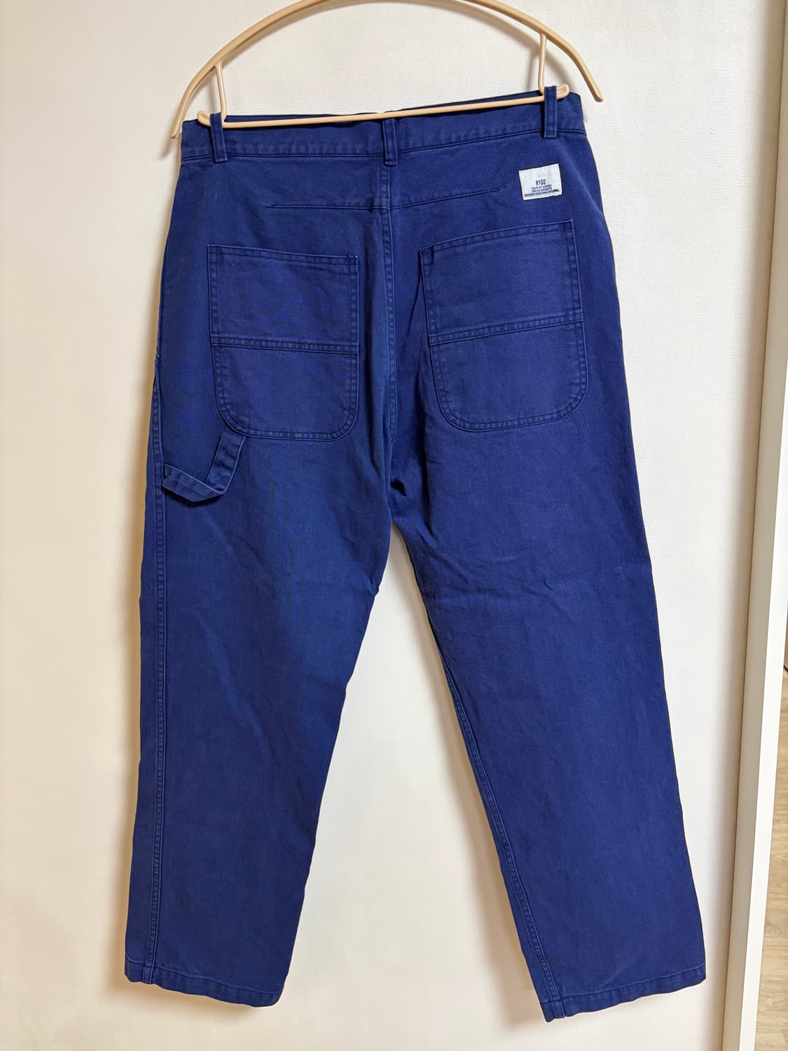 [M]ryoo 페인터 팬츠 블루 상품이미지2