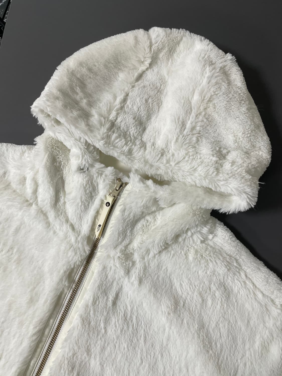 [M] 노스페이스 화이트라벨 플리스 퍼 후드 집업 자켓 상품이미지4