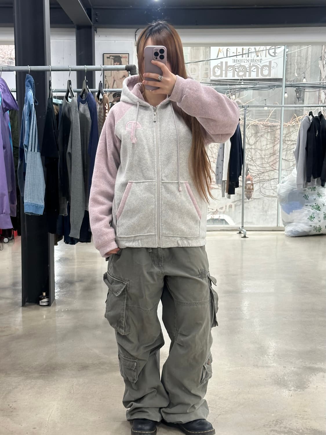 MLB 00s WWS 회핑 플러피 후드자켓 상품이미지3