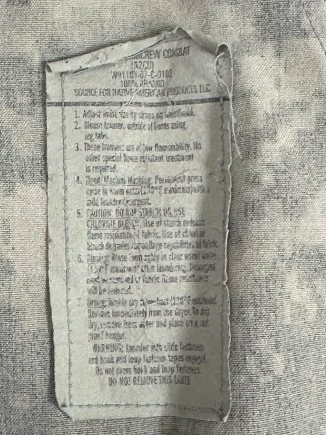 미군 구형 ACU 전투복 바지 하의 (M/S) (L) 상품이미지8