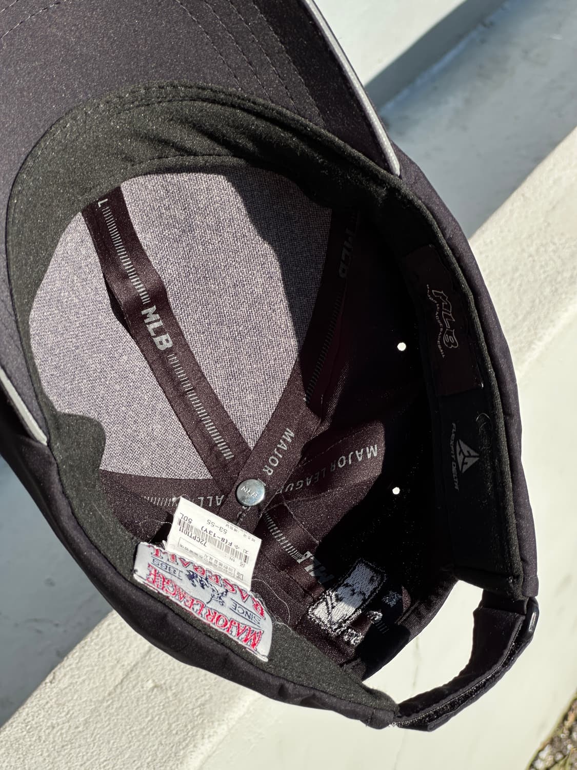 [F] MLB 양키스 로고 블랙 볼캡 모자 상품이미지5