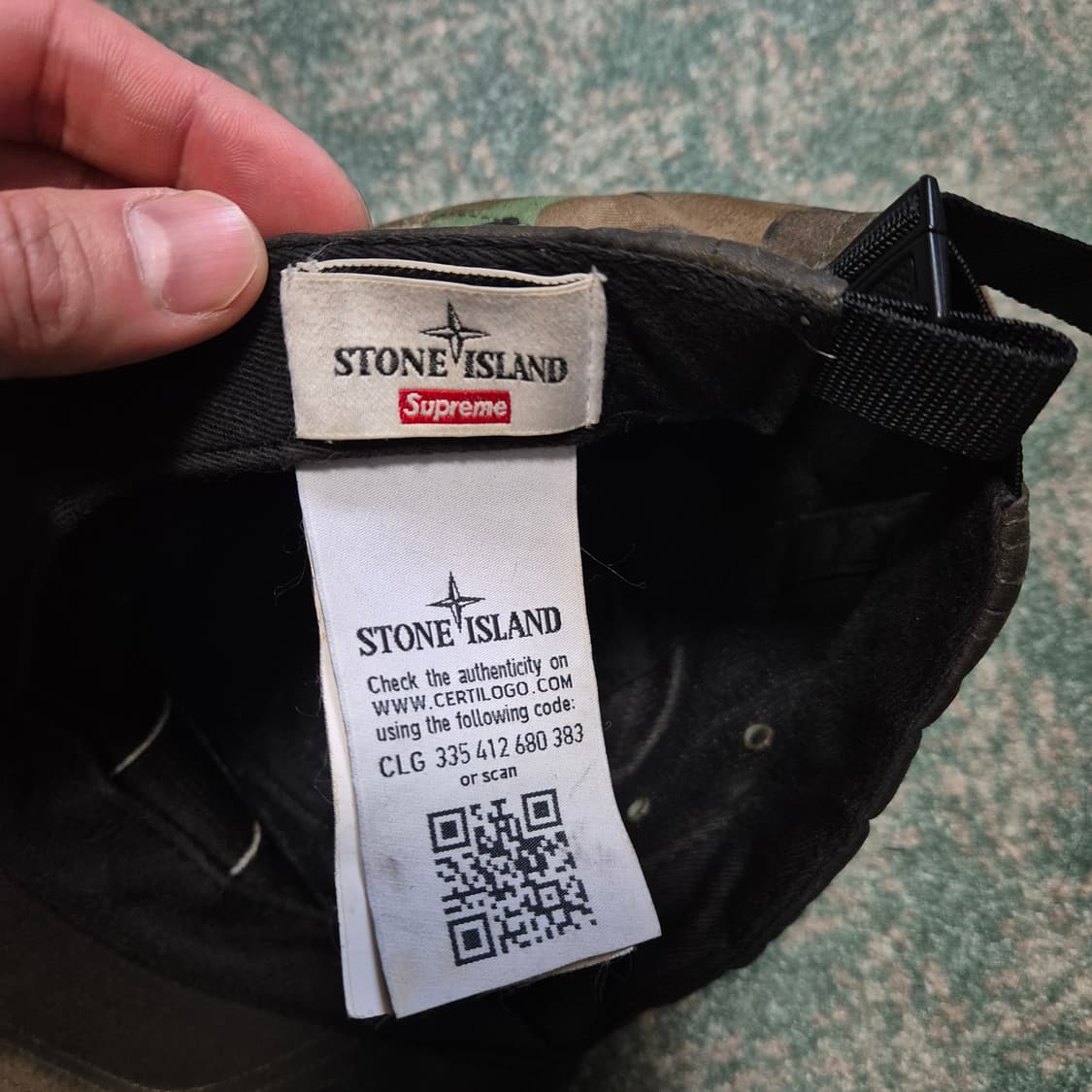 14fw 슈프림 스톤아일랜드 카모캡 상품이미지6