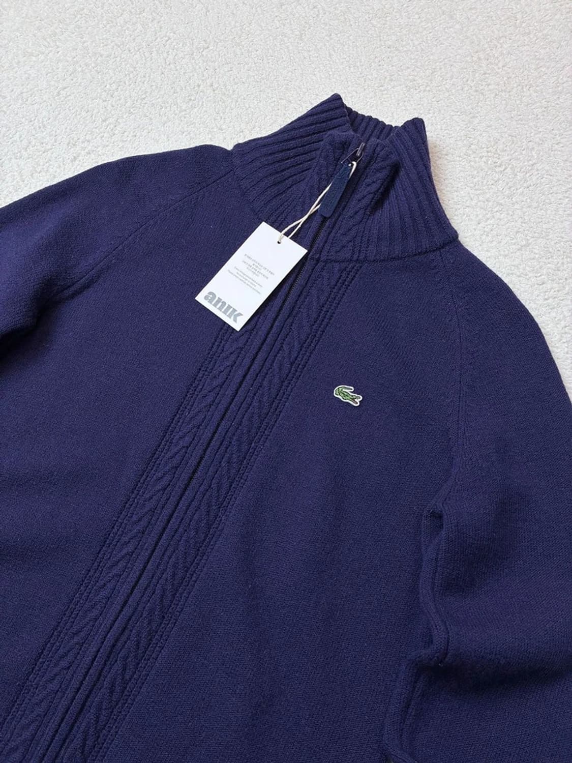 라코스테 00's 울 니트 집업 가디건 PN6090 상품이미지2