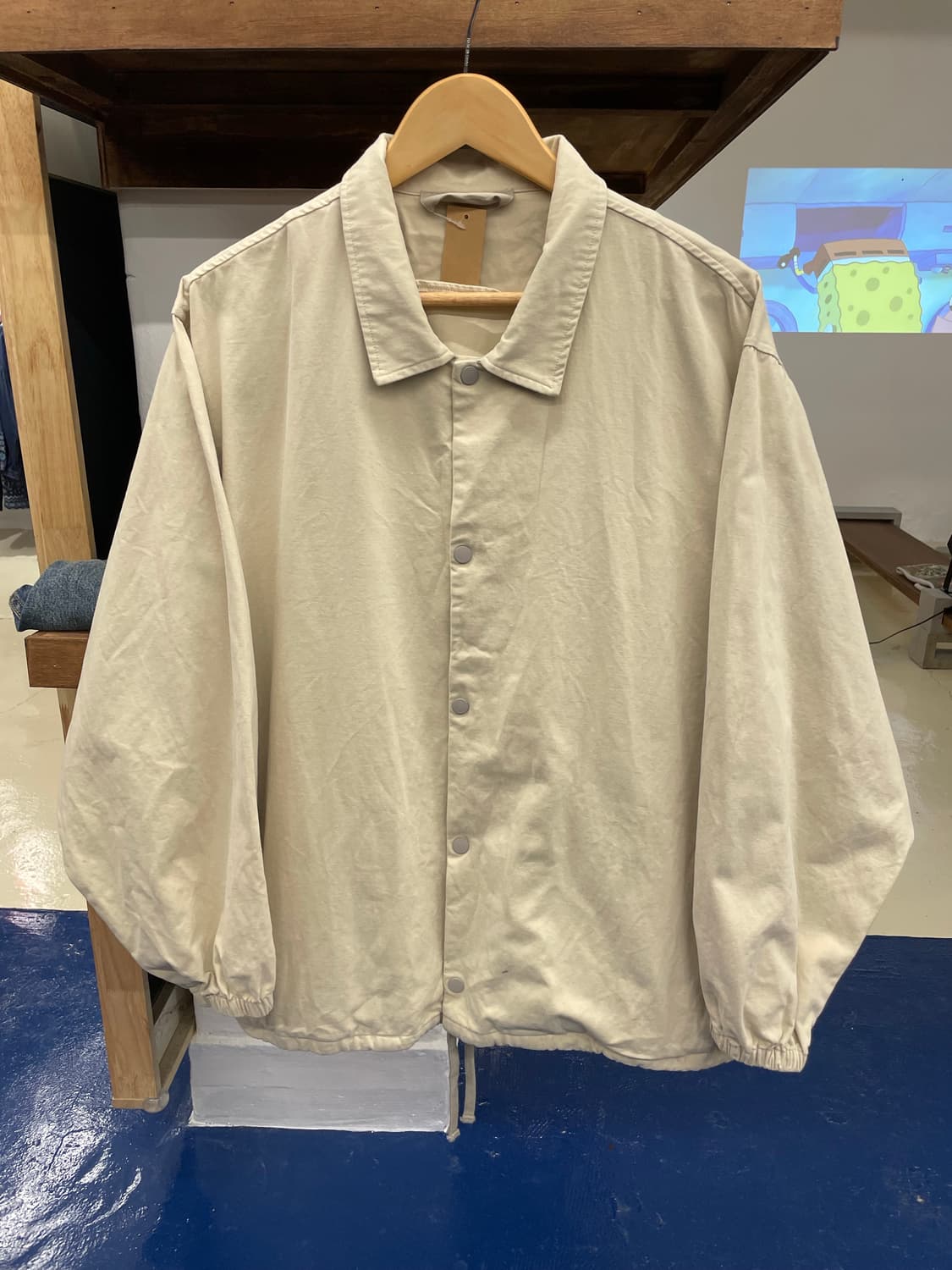 Essentials 에센셜 1977 아이보리 코치자켓 상품이미지2