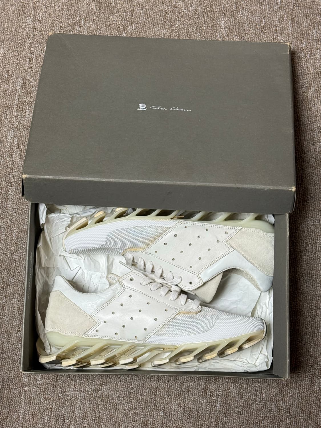 ss15 릭오웬스 x 아디다스 스프링블레이드 화이트 상품이미지2