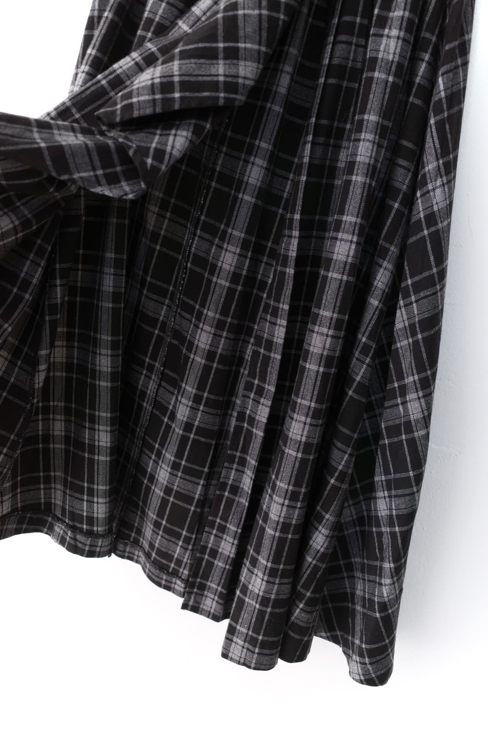 check frill layerd wrap skirt  상품이미지3