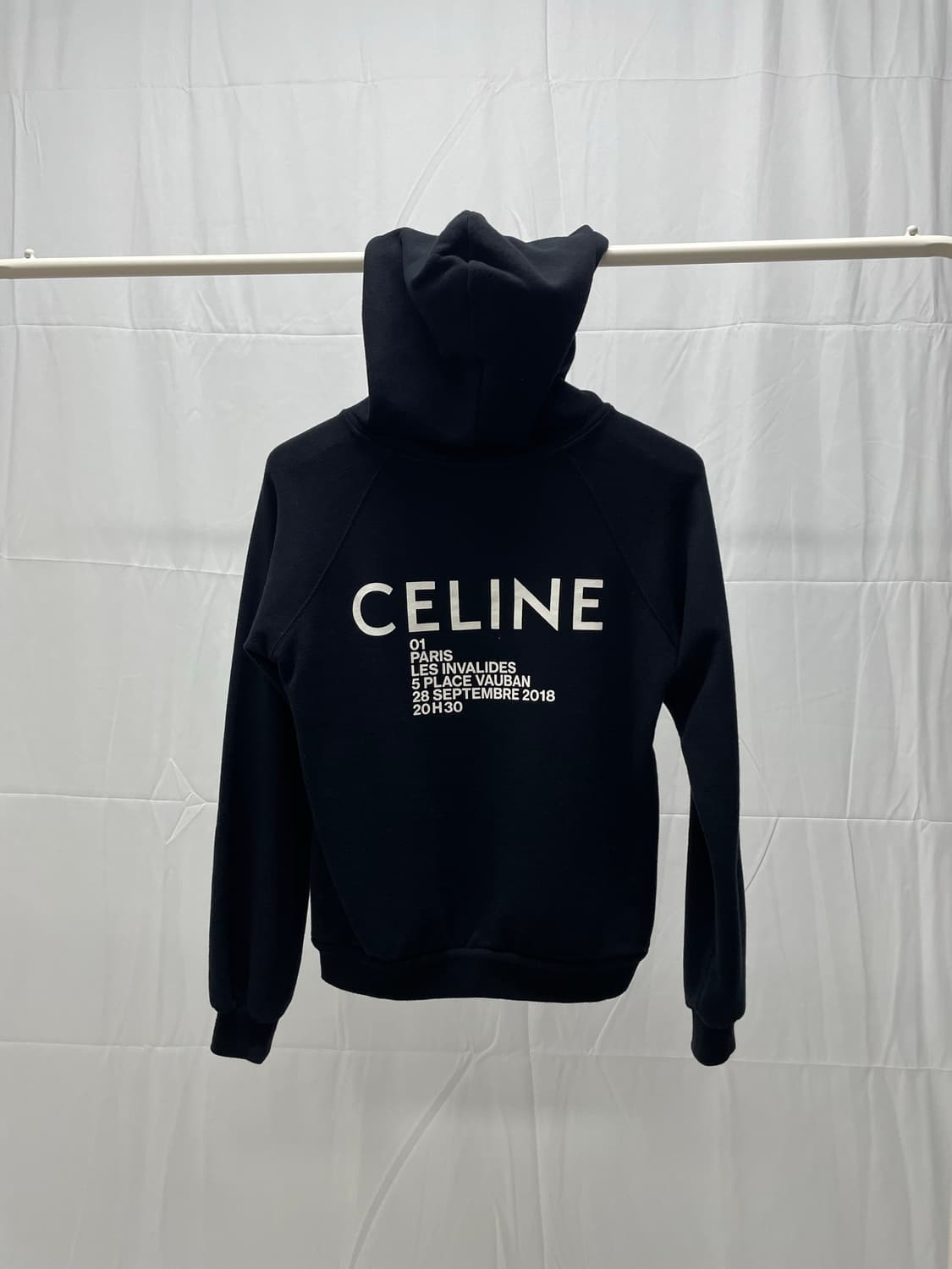 [백화점판] 셀린느 레터링 백로고 후드 티셔츠 [s] 상품이미지1