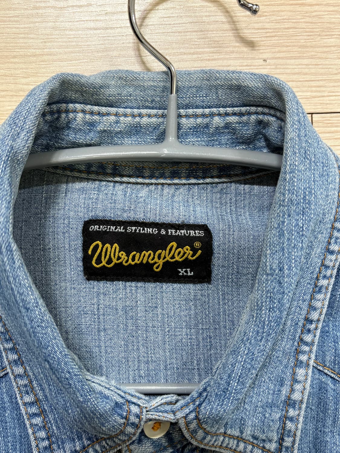 (Xl) 빈티지 랭글러 웨스턴 셔츠 상품이미지4