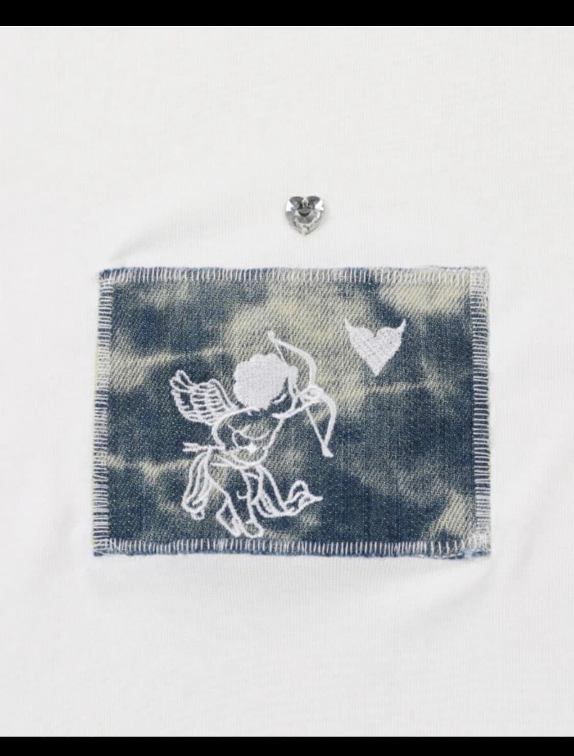 언헤이 eonHEY 큐피드 반팔 티셔츠 화이트 상품이미지2